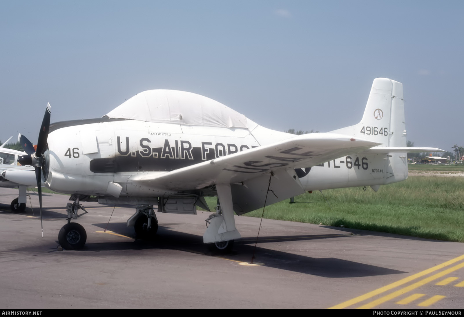 Aircraft Photo of N70743 / 491646 | North American T-28A Trojan | USA - Air Force | AirHistory.net #794390