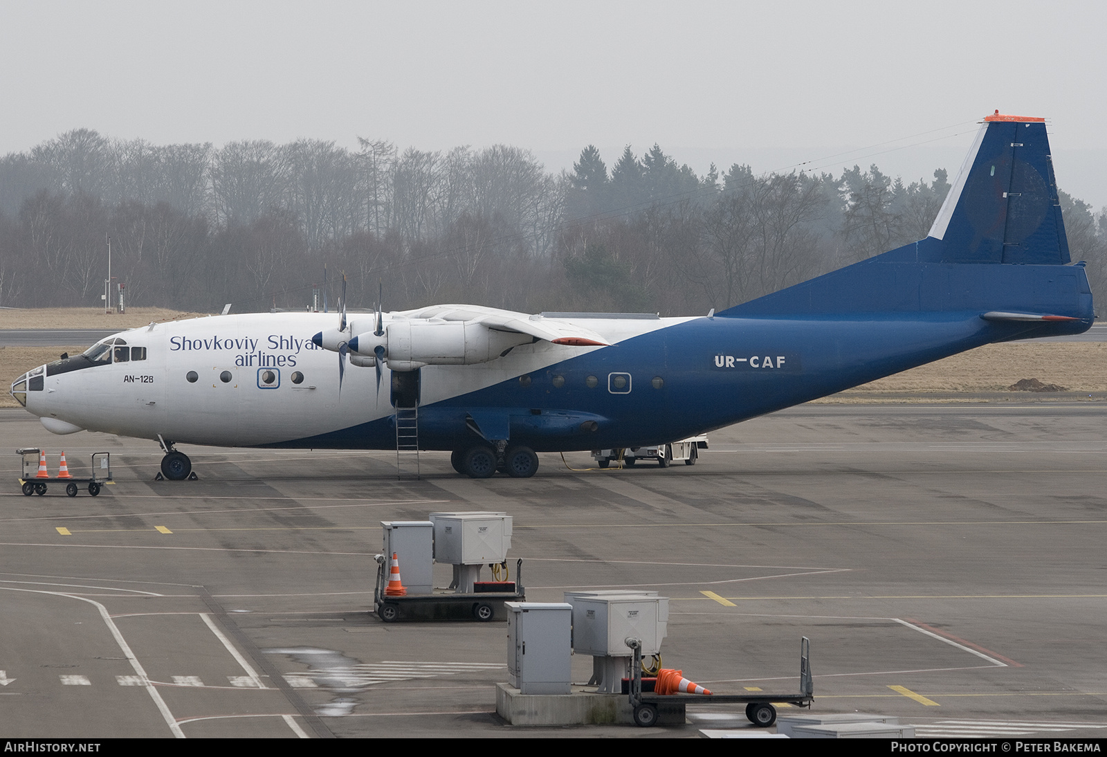 Aircraft Photo of UR-CAF | Antonov An-12B | Shovkoviy Shlyah Airlines | AirHistory.net #794420