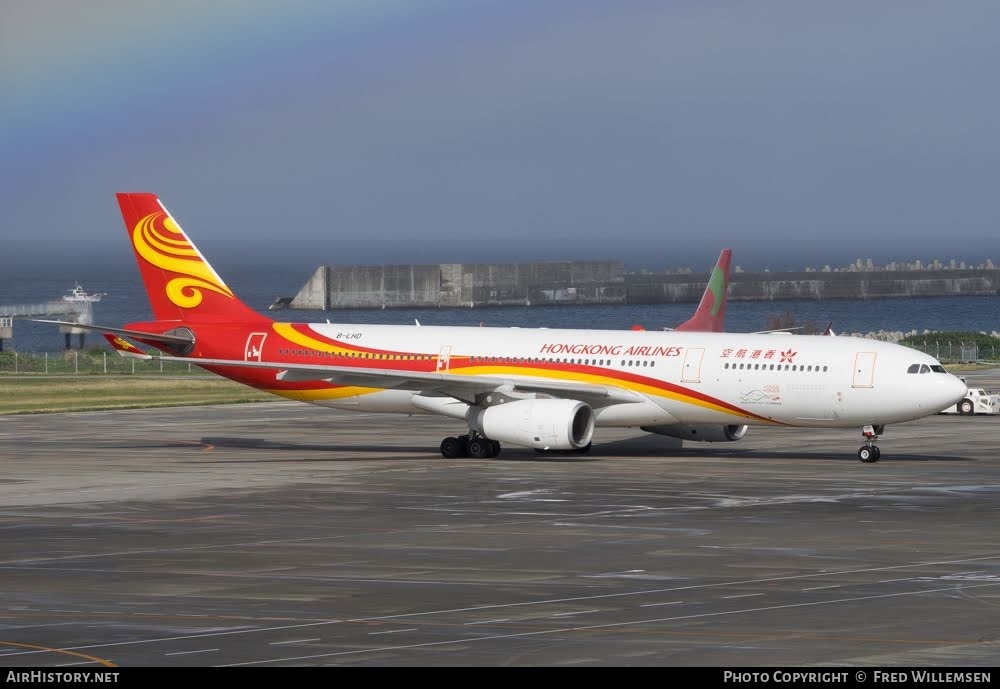 Aircraft Photo of B-LHD | Airbus A330-343E | Hong Kong Airlines | AirHistory.net #794429