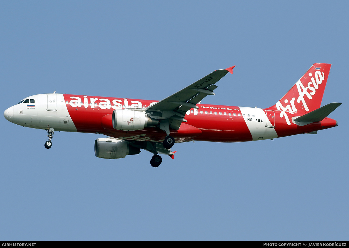 Aircraft Photo of HS-ABA | Airbus A320-216 | AirAsia | AirHistory.net #794447