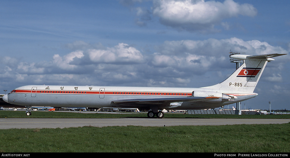 Aircraft Photo of P-885 | Ilyushin Il-62M | CAAK - Civil Aviation Administration of Korea | AirHistory.net #794465