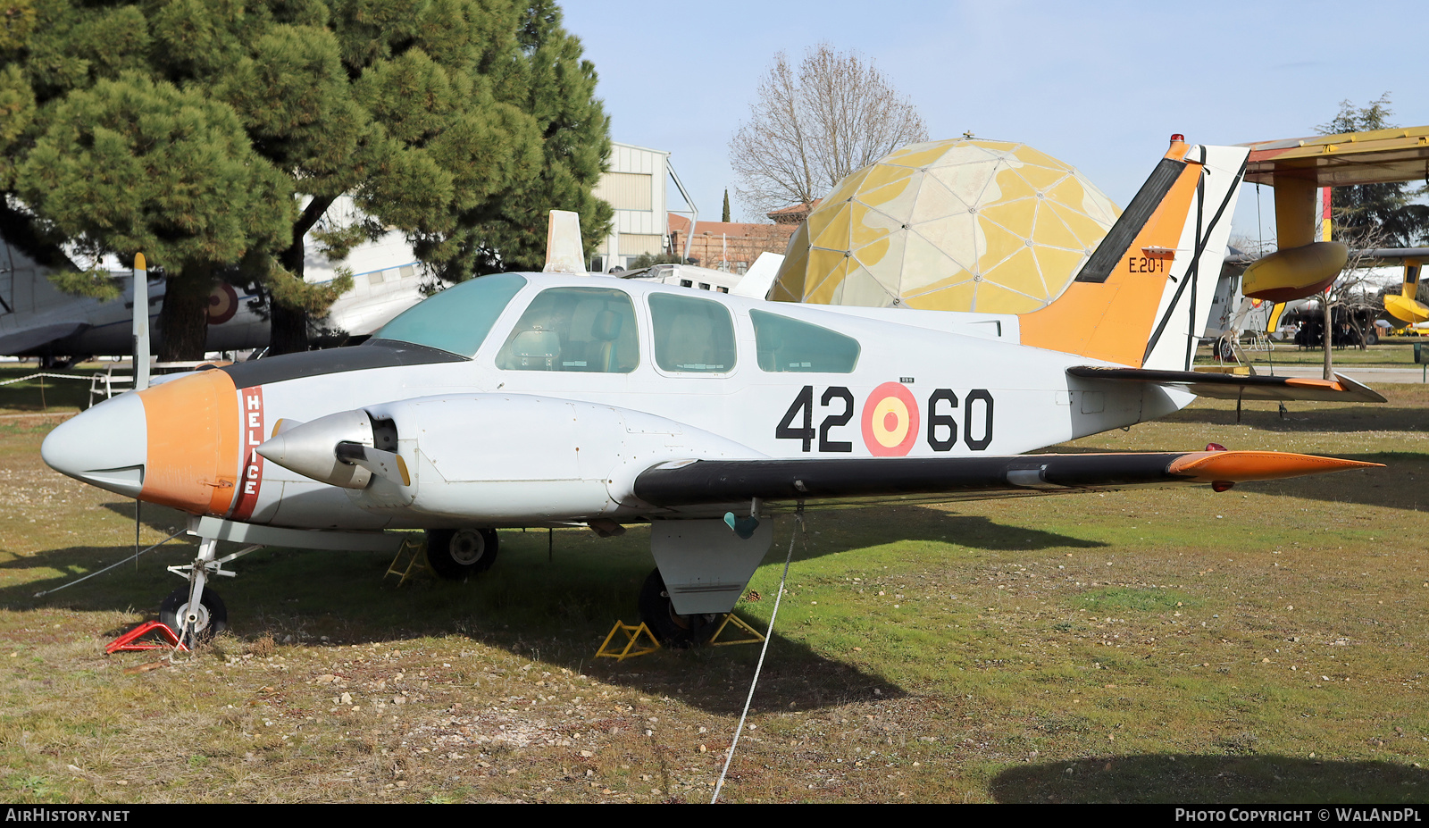 Aircraft Photo of E.20-1 | Beech 95-B55 Baron | Spain - Air Force | AirHistory.net #794489