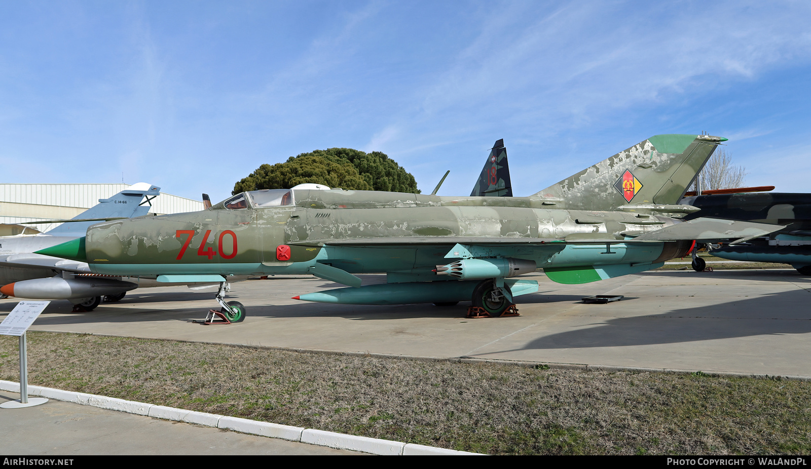 Aircraft Photo of 740 | Mikoyan-Gurevich MiG-21SPS | East Germany - Air Force | AirHistory.net #794507