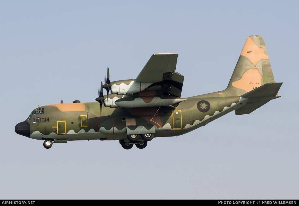 Aircraft Photo of 1314 | Lockheed C-130H Hercules | Taiwan - Air Force | AirHistory.net #794545