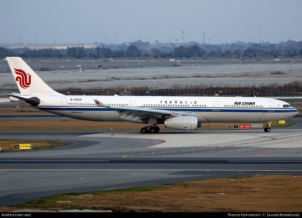 Aircraft Photo of B-6525 | Airbus A330-343 | Air China | AirHistory.net #794546