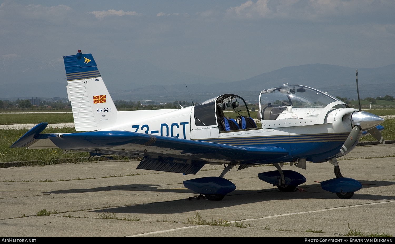 Aircraft Photo of Z3-DCT | Zlin Z-242L | North Macedonia - Air Force | AirHistory.net #794549
