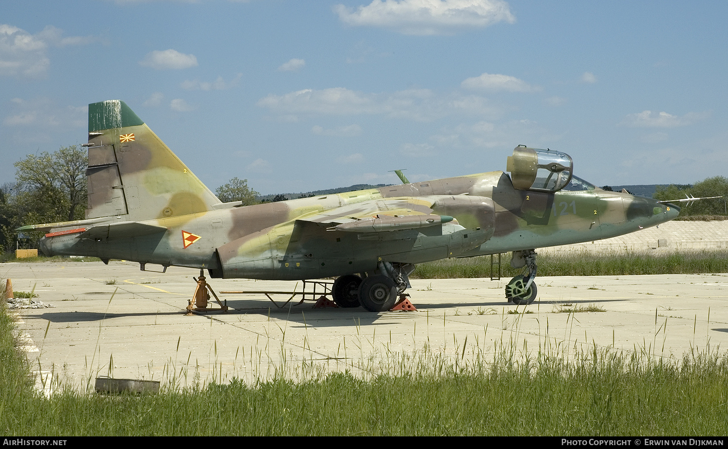 Aircraft Photo of 121 | Sukhoi Su-25 | North Macedonia - Air Force | AirHistory.net #794554