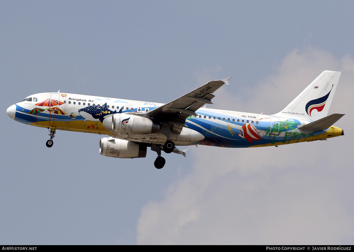 Aircraft Photo of HS-PGW | Airbus A320-232 | Bangkok Airways | AirHistory.net #794558
