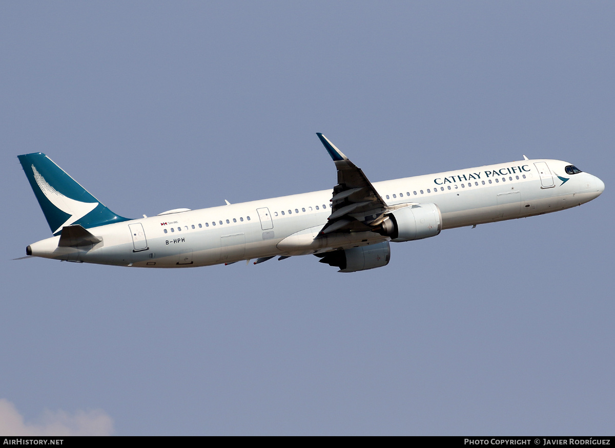Aircraft Photo of B-HPH | Airbus A321-251NX | Cathay Pacific Airways | AirHistory.net #794563