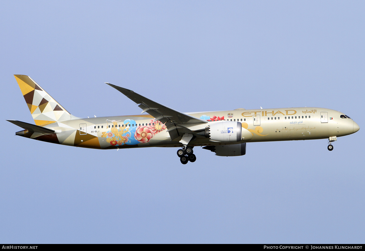 Aircraft Photo of A6-BLJ | Boeing 787-9 Dreamliner | Etihad Airways | AirHistory.net #794568