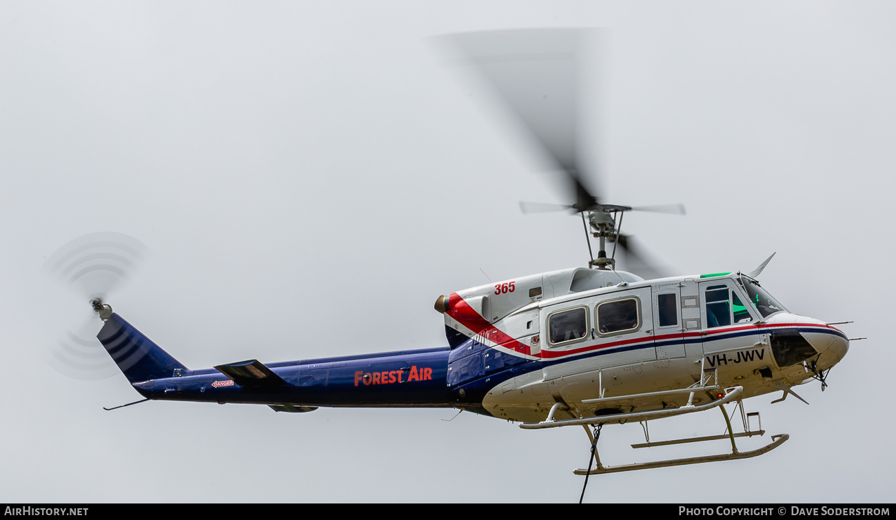 Aircraft Photo of VH-JWV | Bell 212 | Forest Air Helicopters | AirHistory.net #794595