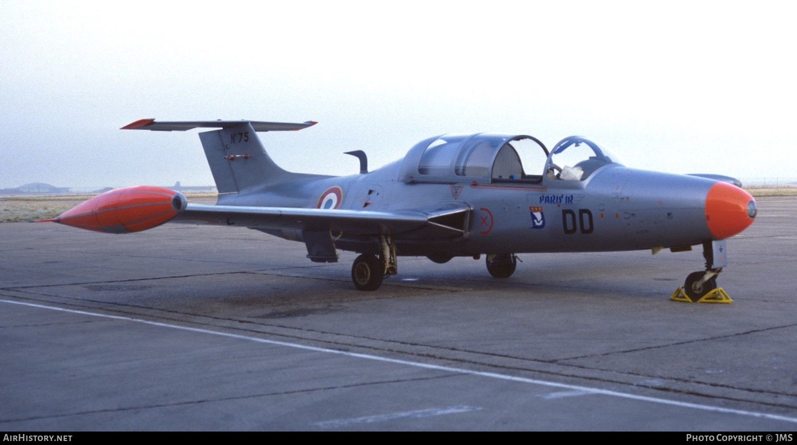 Aircraft Photo of 75 | Morane-Saulnier MS-760 Paris IR | France - Air Force | AirHistory.net #794596