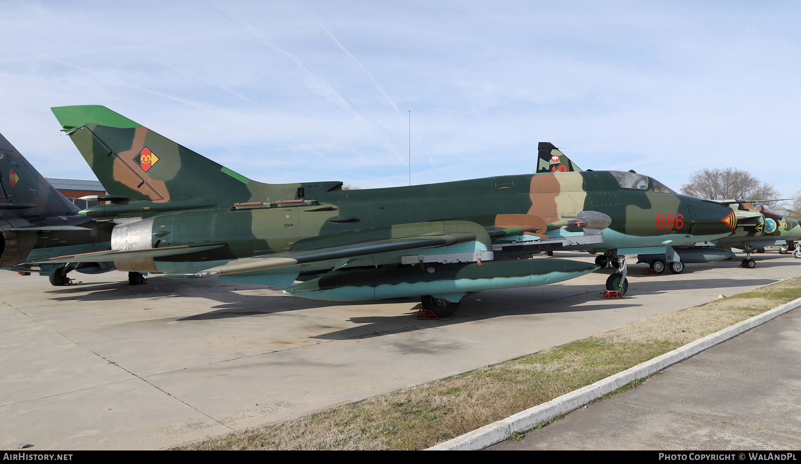 Aircraft Photo of 686 | Sukhoi Su-22M4 | East Germany - Air Force | AirHistory.net #794601