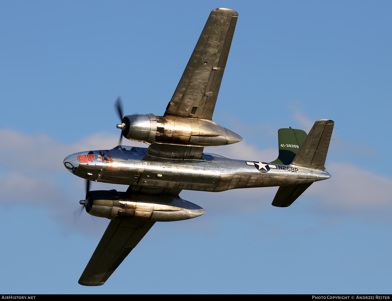 Aircraft Photo of N26BP / NL26BP / 41-39359 | Douglas B-26C Invader | Million Air | USA - Air Force | AirHistory.net #794605