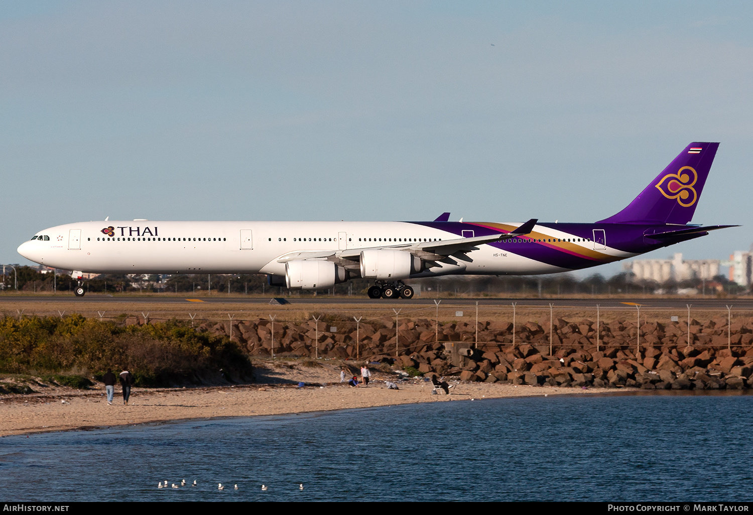 Aircraft Photo of HS-TNE | Airbus A340-642 | Thai Airways International | AirHistory.net #794622