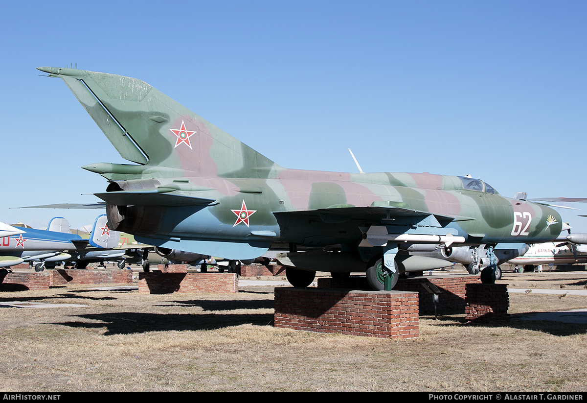 Aircraft Photo of 62 | Mikoyan-Gurevich MiG-21PFM | Bulgaria - Air Force | AirHistory.net #794627
