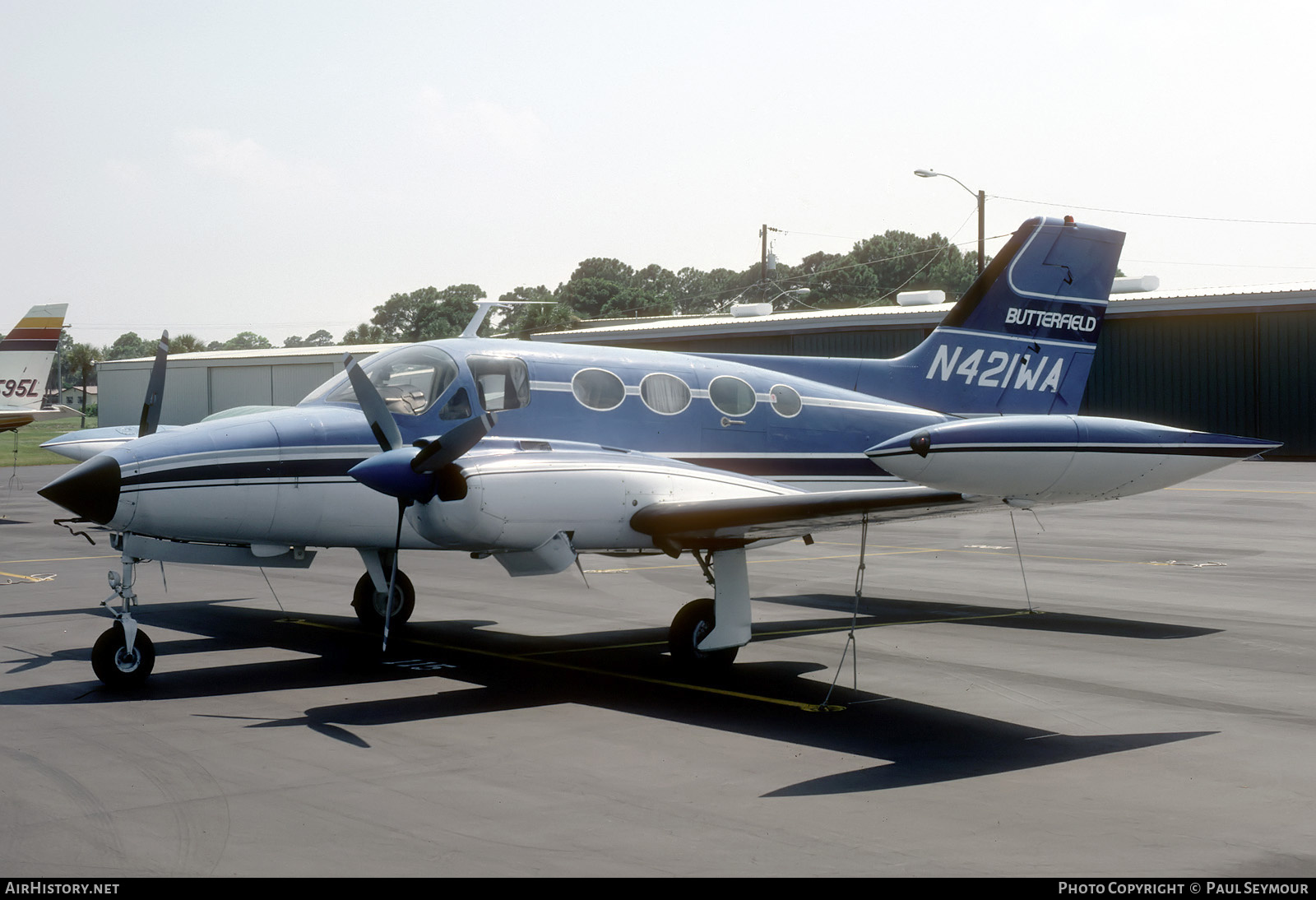 Aircraft Photo of N421WA | Cessna 421 | Butterfield | AirHistory.net #794643