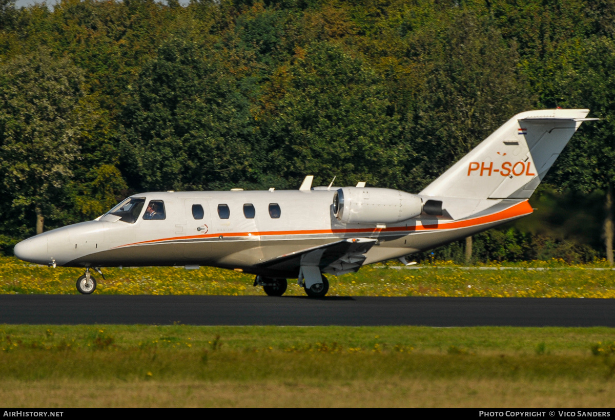Aircraft Photo of PH-SOL | Cessna 525 CitationJet CJ1 | Solid Air | AirHistory.net #794648