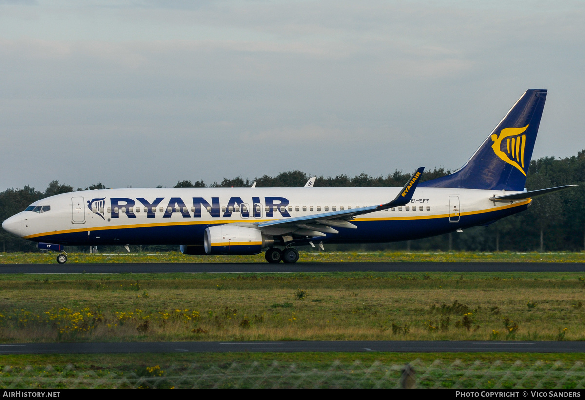 Aircraft Photo of EI-EFF | Boeing 737-8AS | Ryanair | AirHistory.net #794681