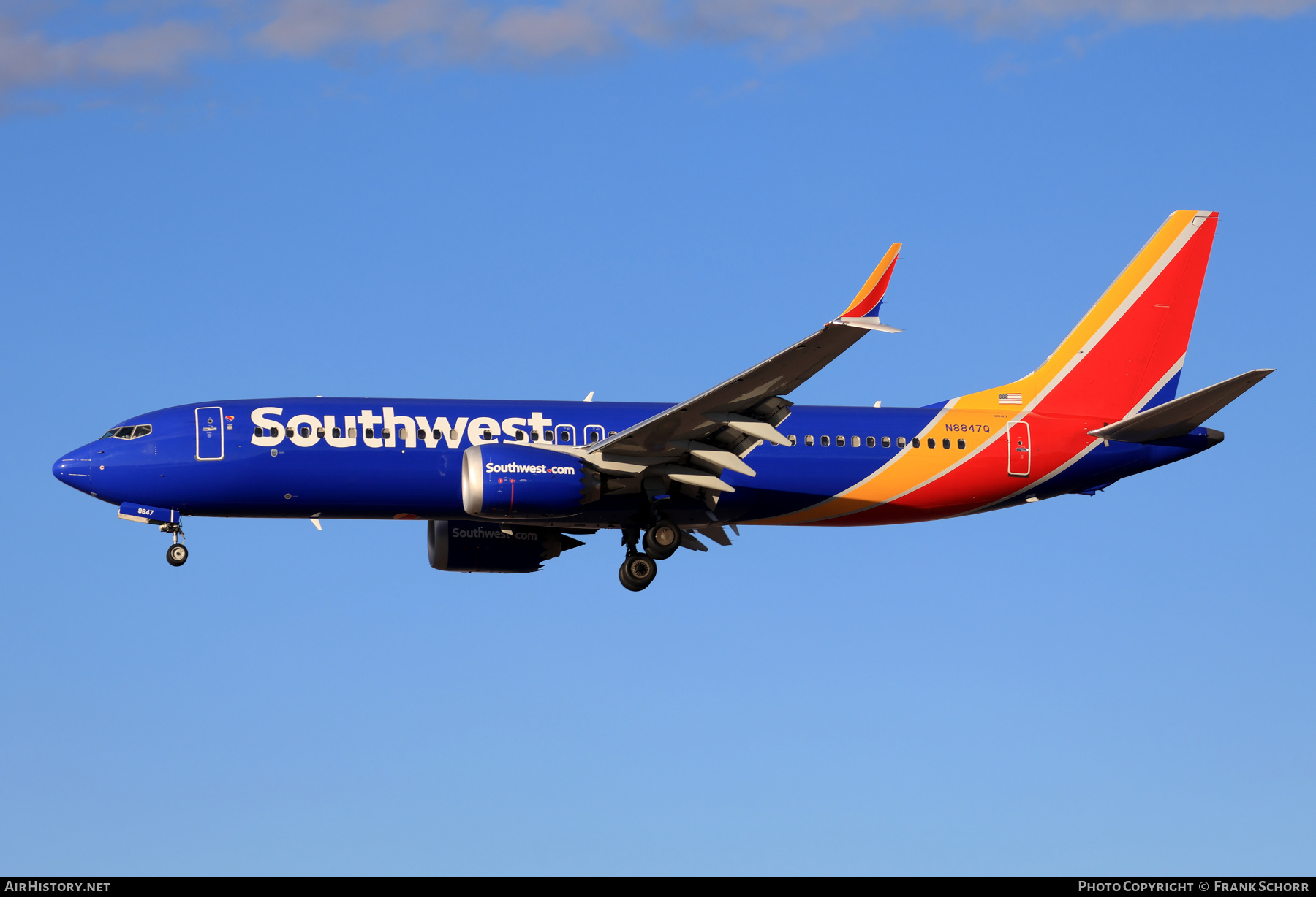 Aircraft Photo of N8847Q | Boeing 737-8 Max 8 | Southwest Airlines | AirHistory.net #794700