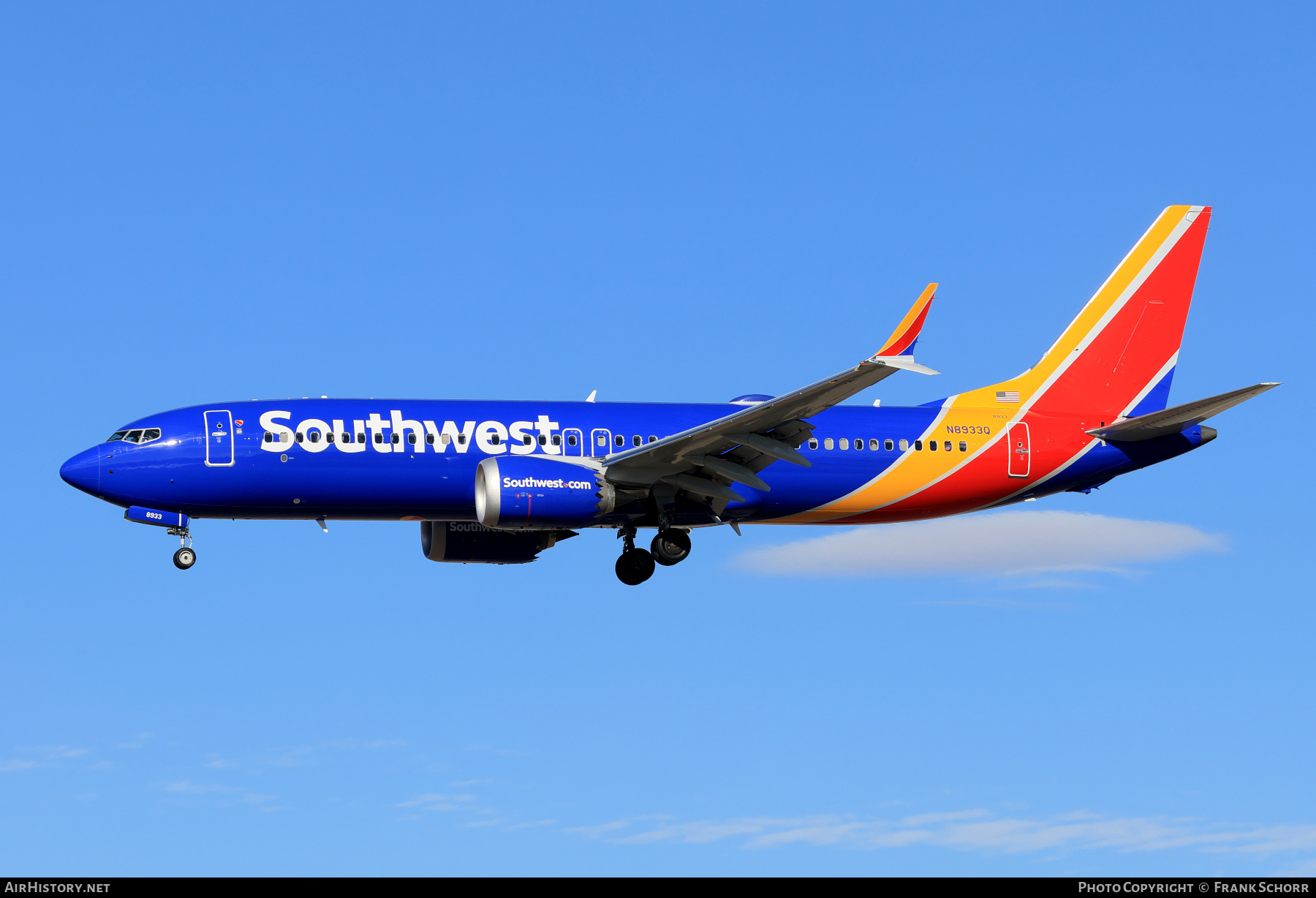 Aircraft Photo of N8933Q | Boeing 737-8 Max 8 | Southwest Airlines | AirHistory.net #794721