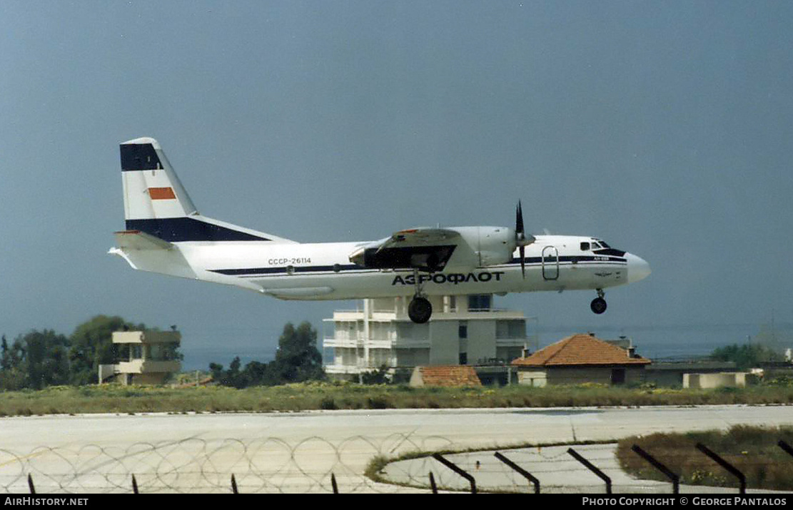 Aircraft Photo of CCCP-26114 | Antonov An-26B | Aeroflot | AirHistory.net #794740