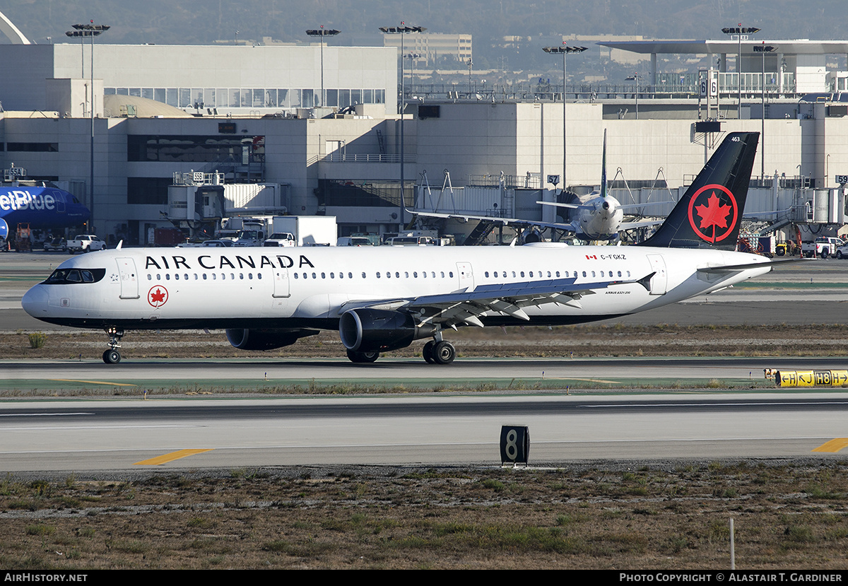 Aircraft Photo of C-FGKZ | Airbus A321-212 | Air Canada | AirHistory.net #794747