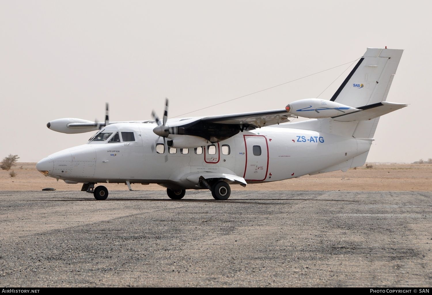 Aircraft Photo of ZS-ATG | Let L-410UVP-E20 Turbolet | SAS - Sahel Aviation Service | AirHistory.net #794803