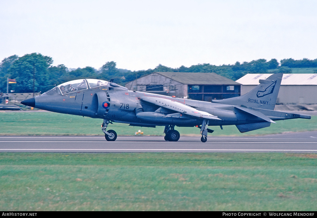 Aircraft Photo of ZB605 | Hawker Siddeley Harrier T4N | UK - Navy | AirHistory.net #794824