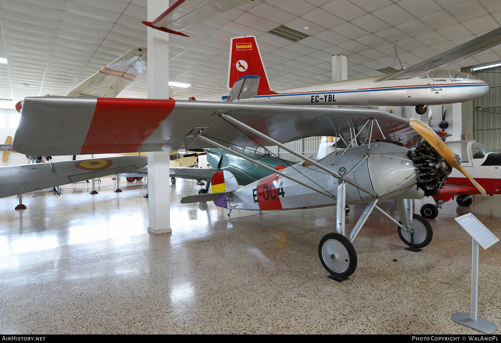 Aircraft Photo of E-004 | Morane-Saulnier MS-181 | Spain - Air Force | AirHistory.net #794835
