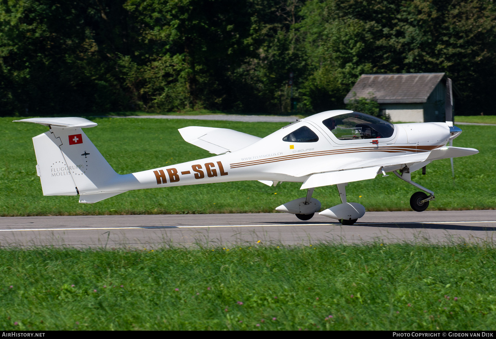 Aircraft Photo of HB-SGL | Diamond DA20C-1 Eclipse | Fluggruppe Mollis | AirHistory.net #794851