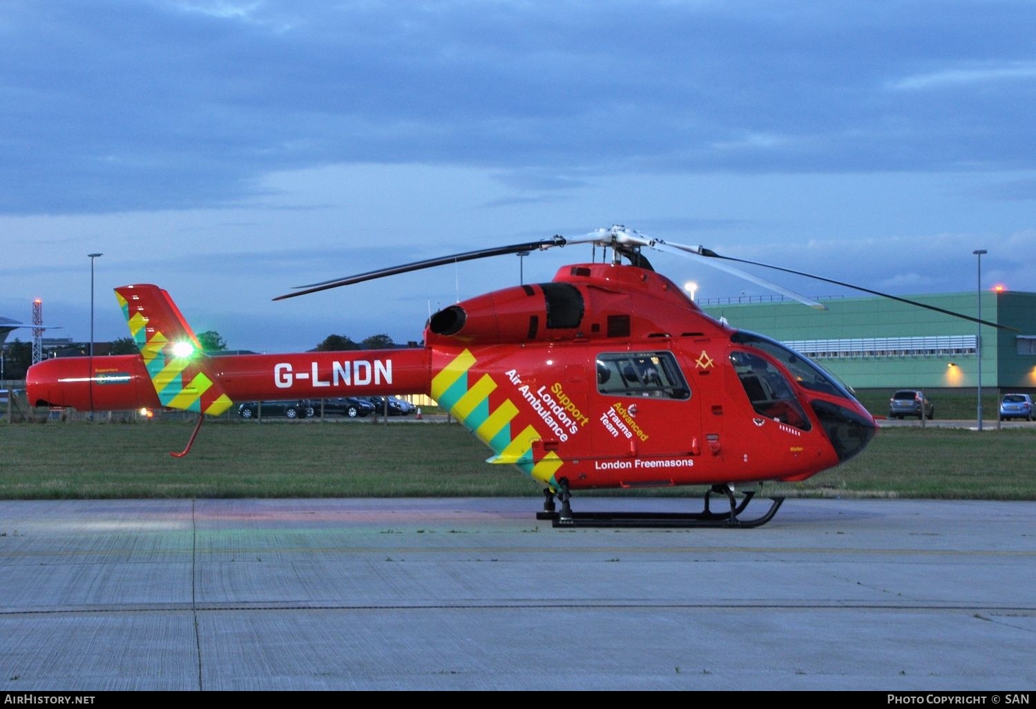 Aircraft Photo of G-LNDN | MD Helicopters MD-900 Explorer | London's Air Ambulance | AirHistory.net #794859
