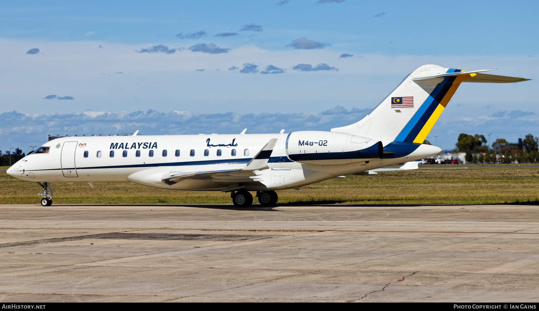 Aircraft Photo of M48-02 | Bombardier Global Express (BD-700-1A10) | Malaysia - Air Force | AirHistory.net #794866