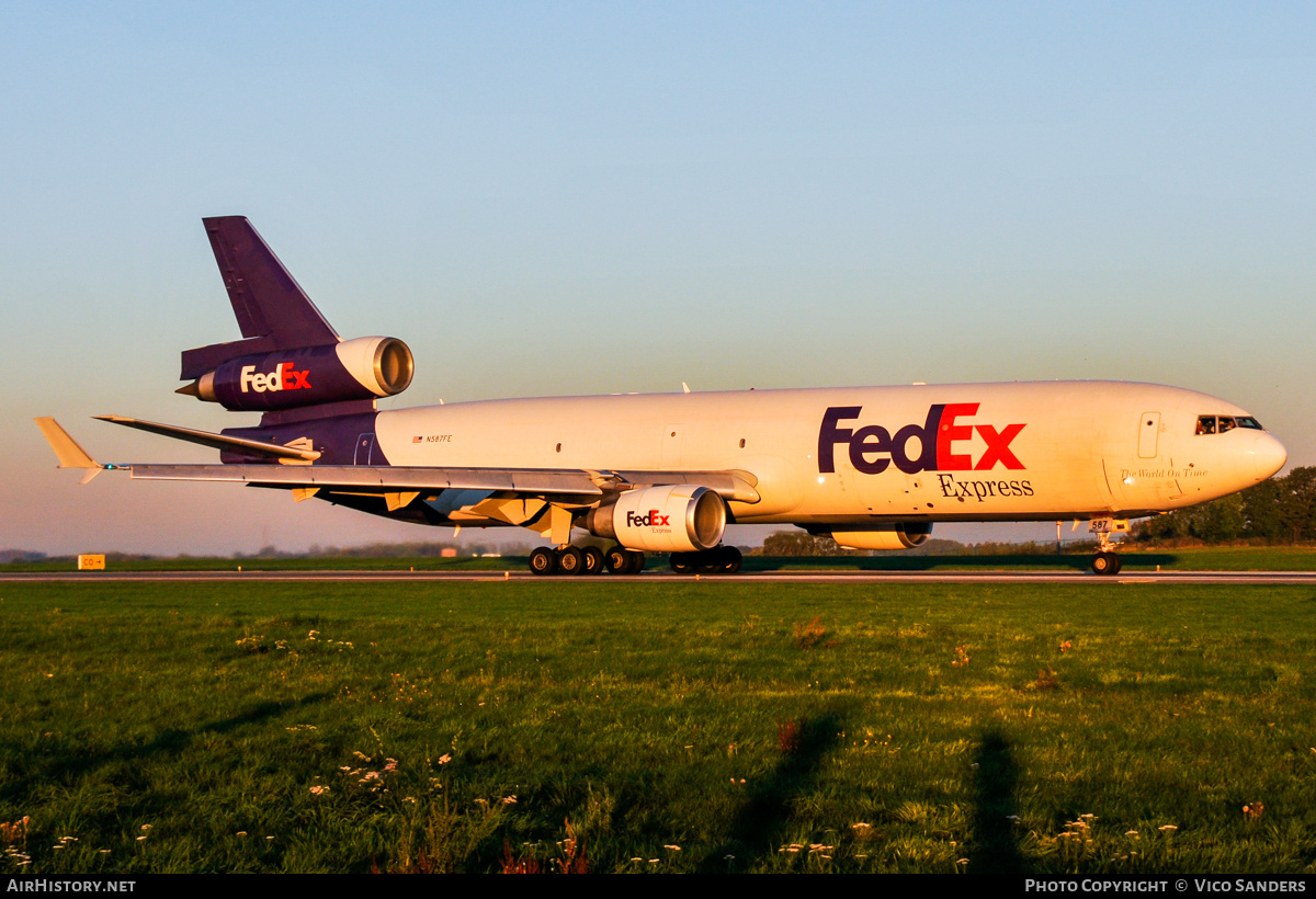 Aircraft Photo of N587FE | McDonnell Douglas MD-11/F | FedEx Express - Federal Express | AirHistory.net #794906