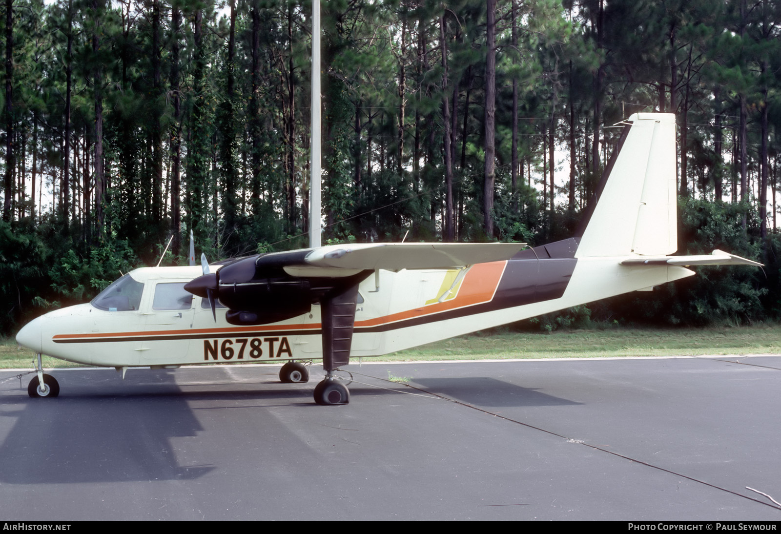 Aircraft Photo of N678TA | Britten-Norman BN-2A-26 Islander | AirHistory.net #794936