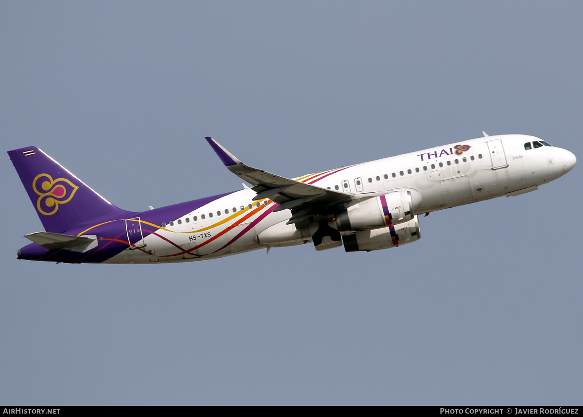 Aircraft Photo of HS-TXS | Airbus A320-232 | Thai Airways International | AirHistory.net #794962