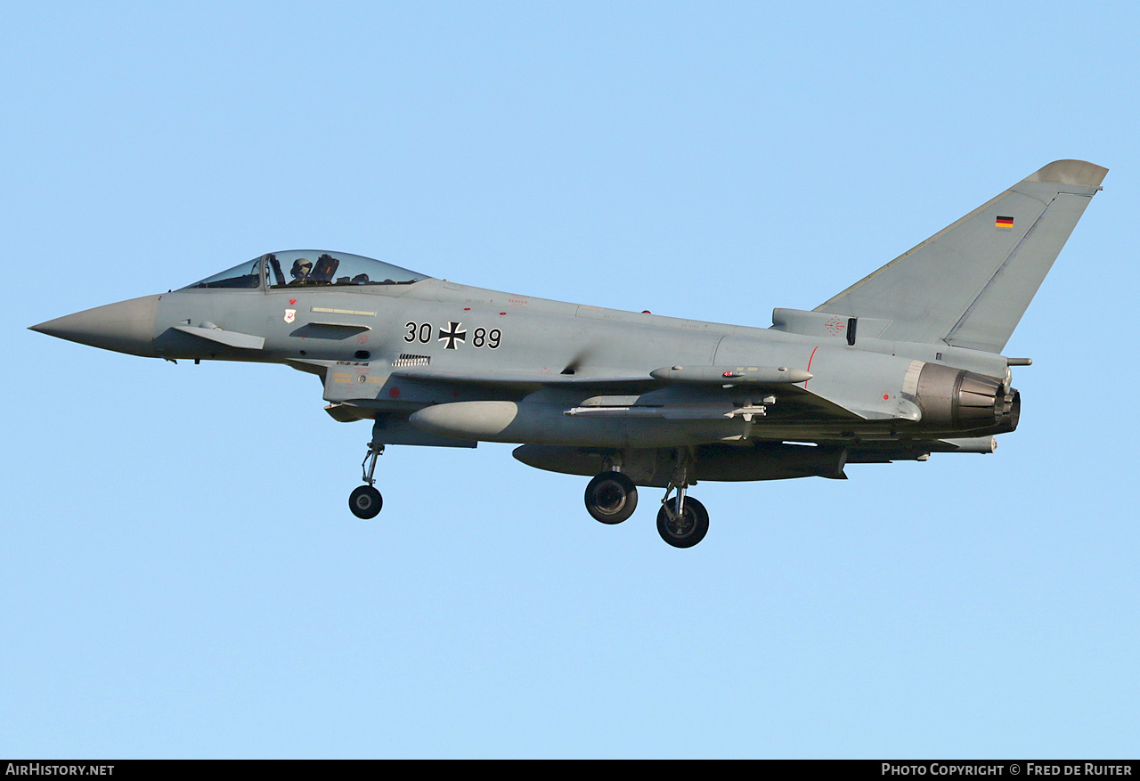 Aircraft Photo of 3089 | Eurofighter EF-2000 Typhoon ... | Germany - Air Force | AirHistory.net #794964