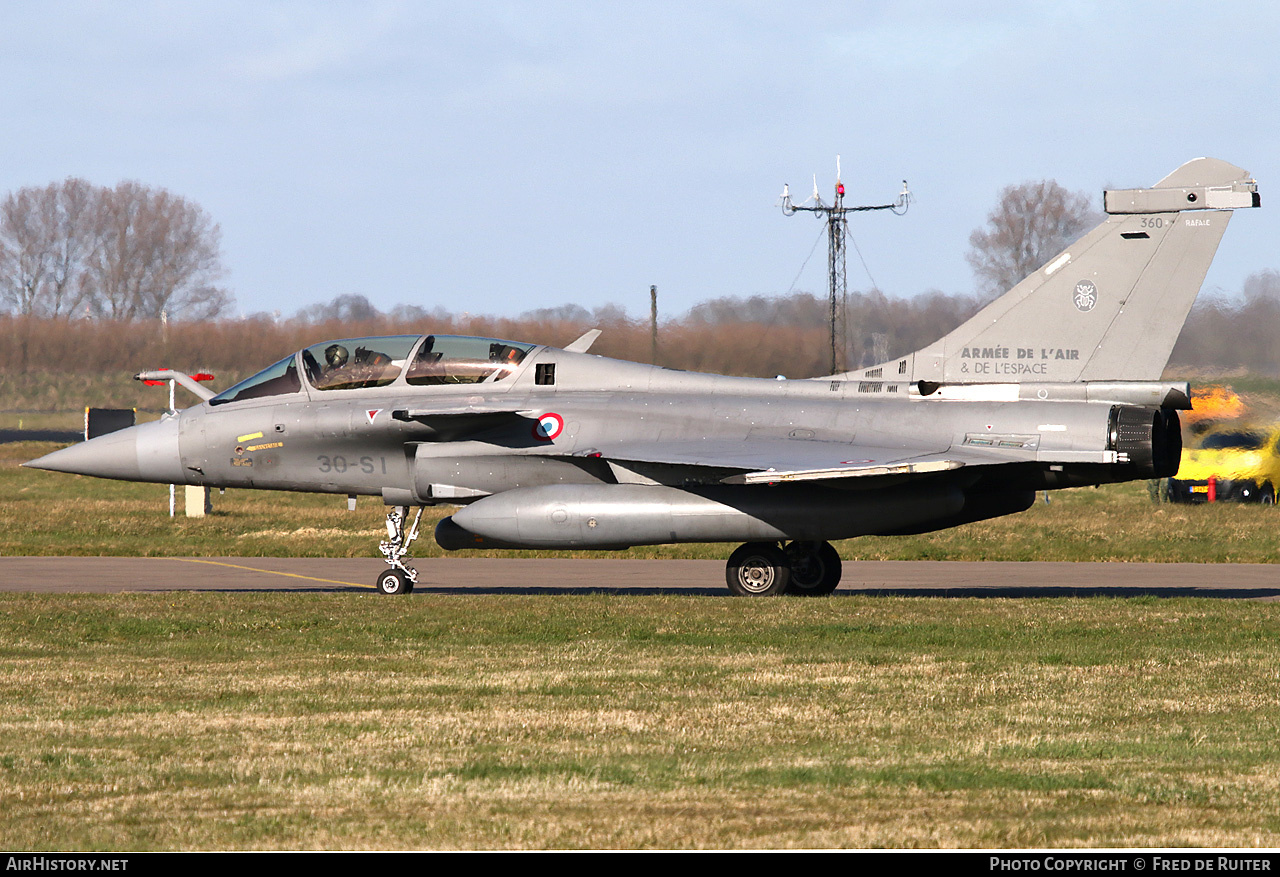 Aircraft Photo of 360 | Dassault Rafale B | France - Air Force | AirHistory.net #794970