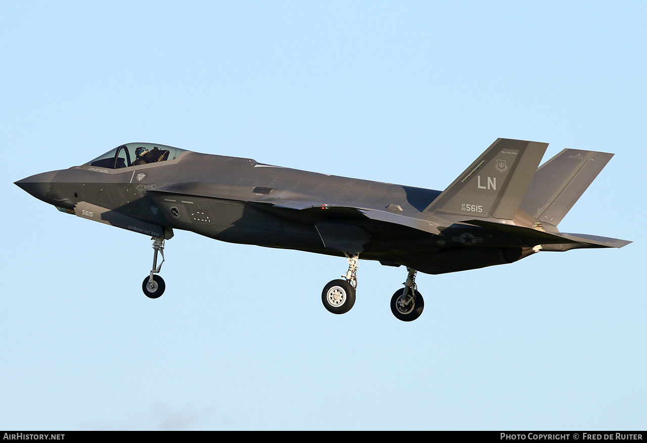 Aircraft Photo of 20-5615 / AF20-5615 | Lockheed Martin F-35A Lightning II | USA - Air Force | AirHistory.net #794983
