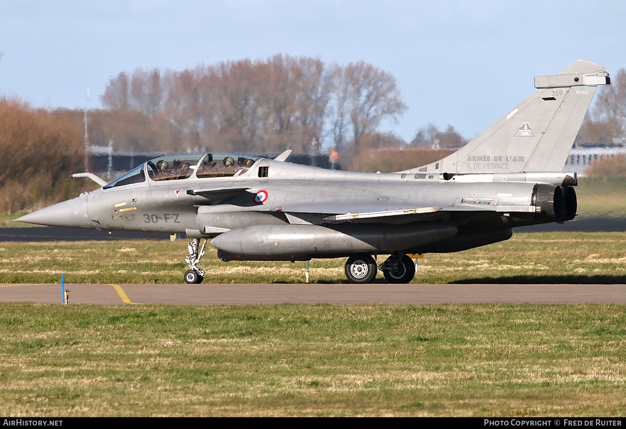 Aircraft Photo of 359 | Dassault Rafale B | France - Air Force | AirHistory.net #794985