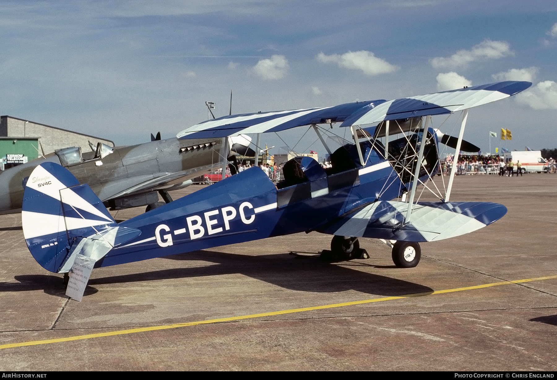Aircraft Photo of G-BEPC | SNCAN Stampe SV-4C | AirHistory.net #794993