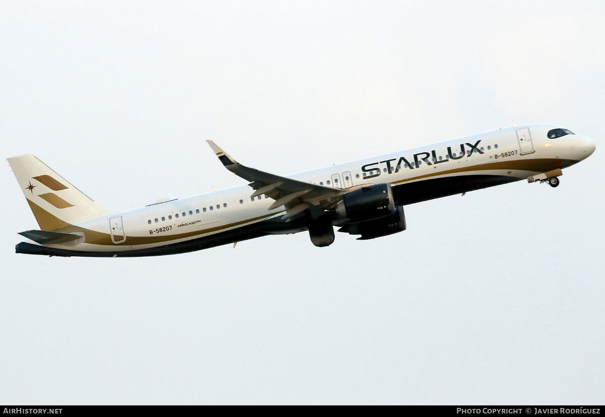 Aircraft Photo of B-58207 | Airbus A321-252NX | Starlux Airlines | AirHistory.net #795046