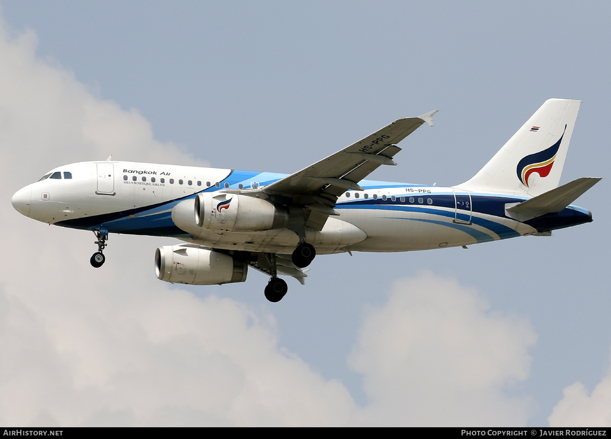 Aircraft Photo of HS-PPG | Airbus A319-131 | Bangkok Airways | AirHistory.net #795048