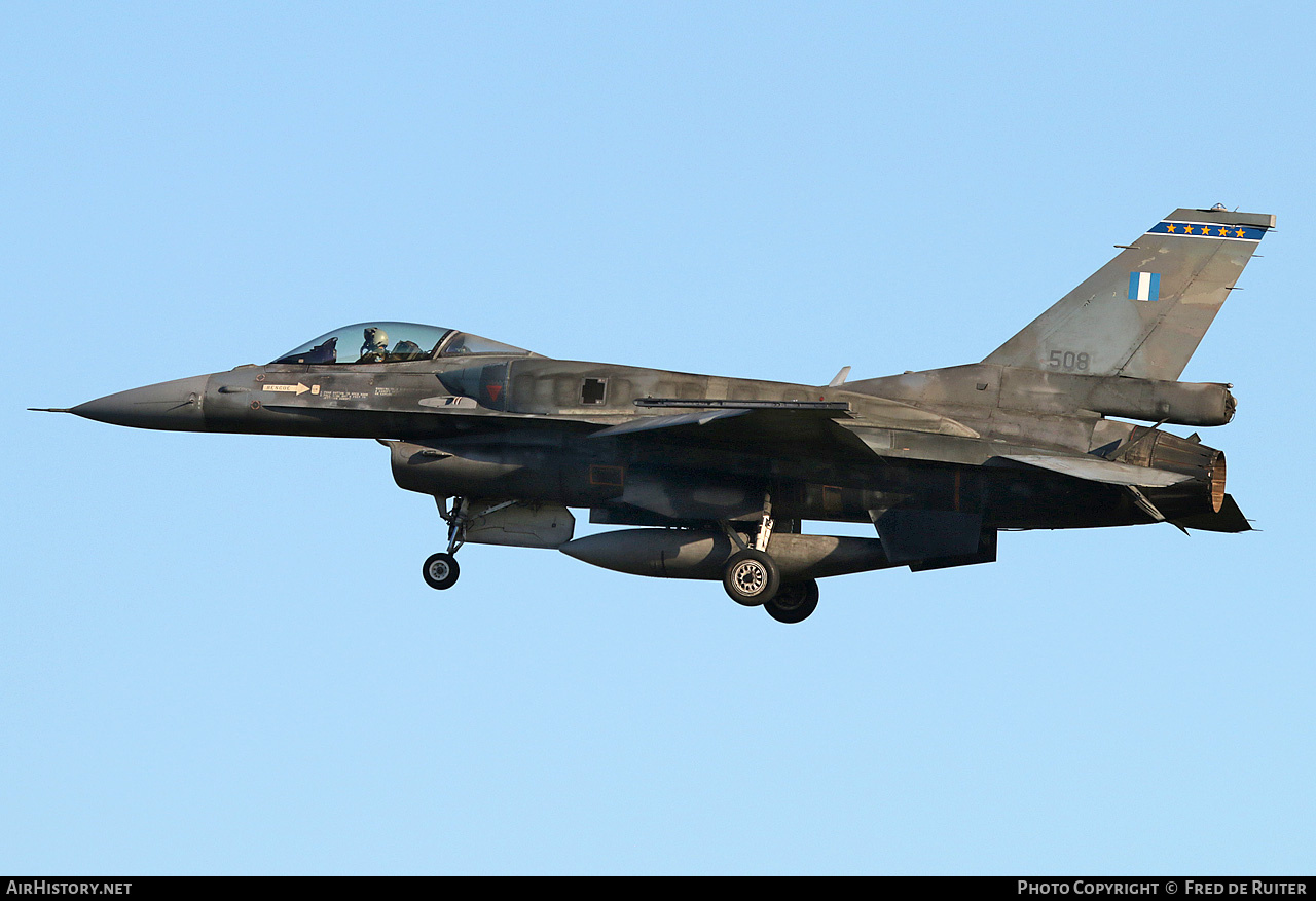 Aircraft Photo of 508 | Lockheed Martin F-16CJ Fighting Falcon | Greece - Air Force | AirHistory.net #795059