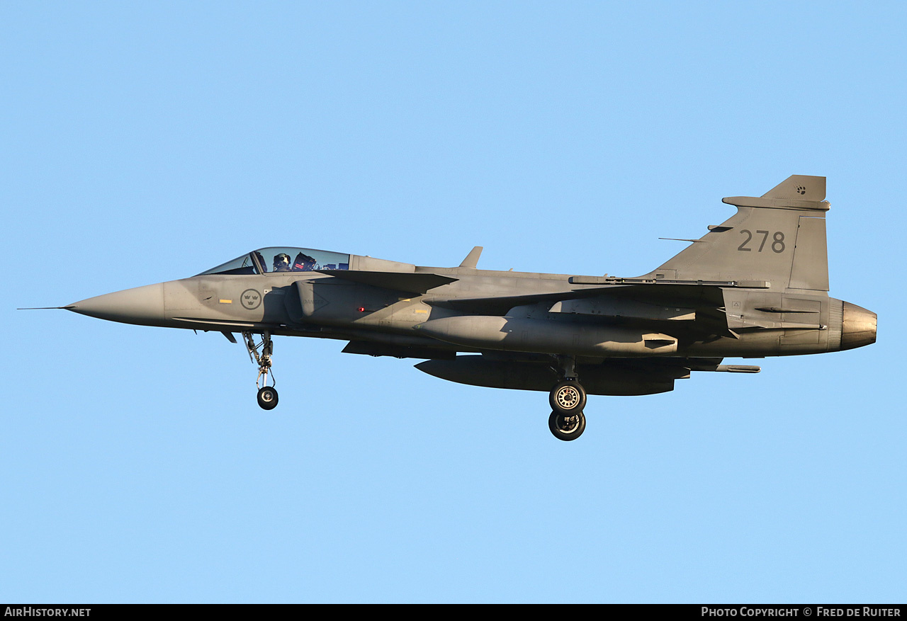Aircraft Photo of 39278 | Saab JAS 39C Gripen | Sweden - Air Force | AirHistory.net #795061