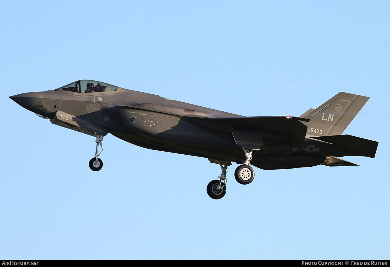 Aircraft Photo of 19-5473 / AF19-5473 | Lockheed Martin F-35A Lightning II | USA - Air Force | AirHistory.net #795065