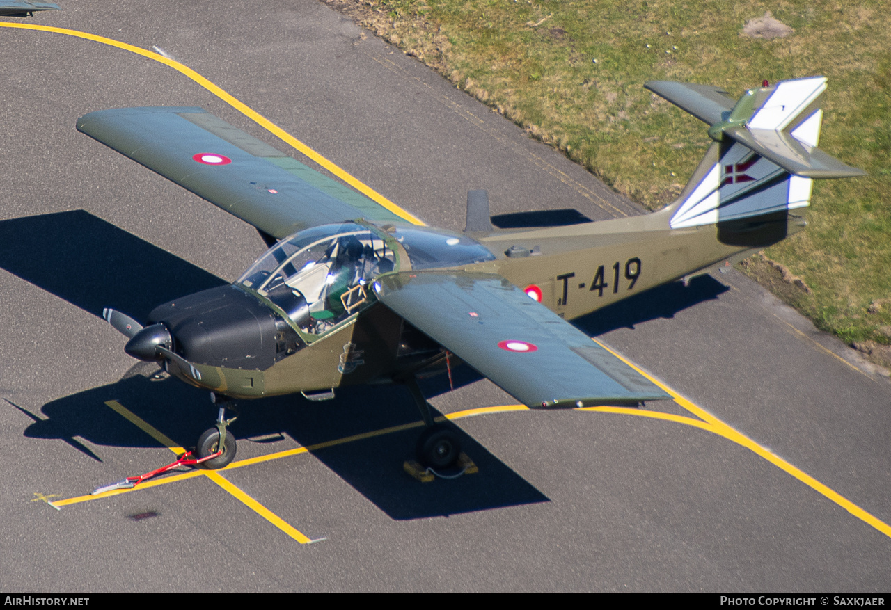 Aircraft Photo of T-419 | Saab T-17 Supporter | Denmark - Air Force | AirHistory.net #795078