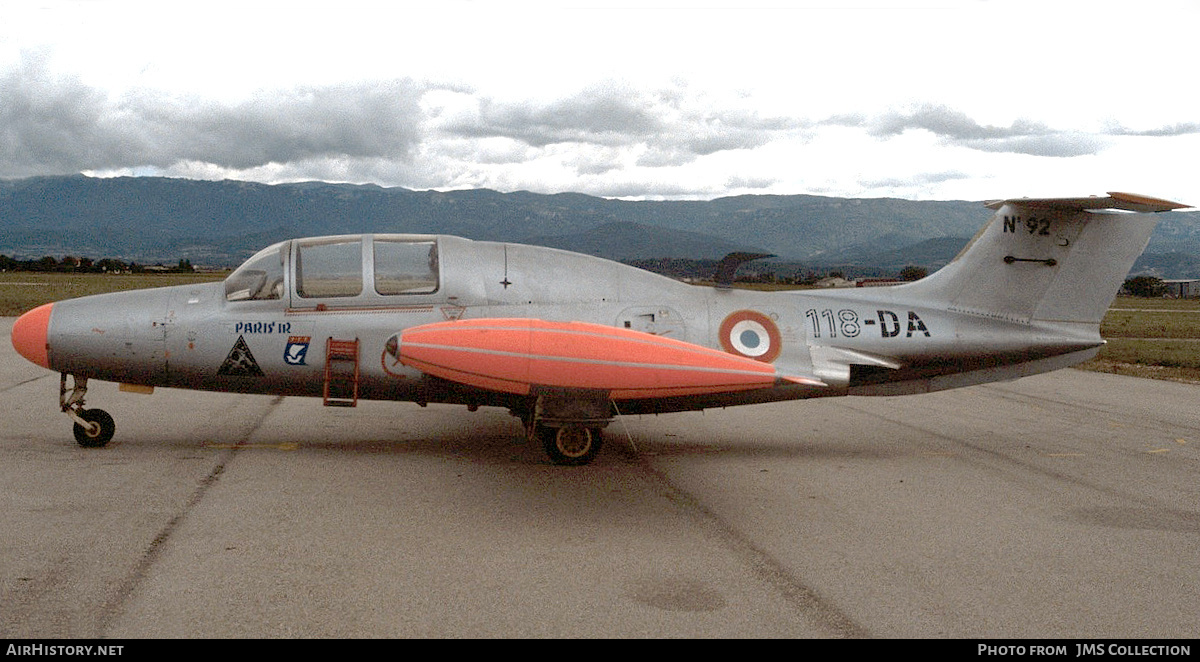 Aircraft Photo of 92 | Morane-Saulnier MS-760 Paris IR | France - Air Force | AirHistory.net #795095
