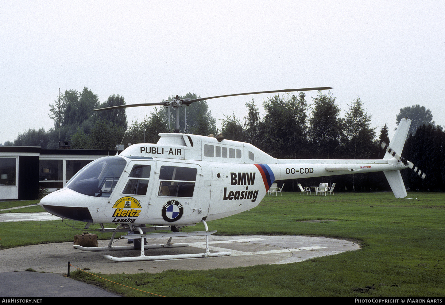Aircraft Photo of OO-COD | Agusta AB-206B Jetranger II | Publi-Air | AirHistory.net #795102