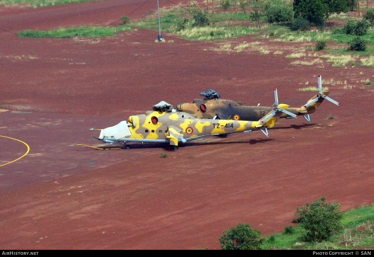 Aircraft Photo of TZ-414 | Mil Mi-24D | Mali - Air Force | AirHistory.net #795105